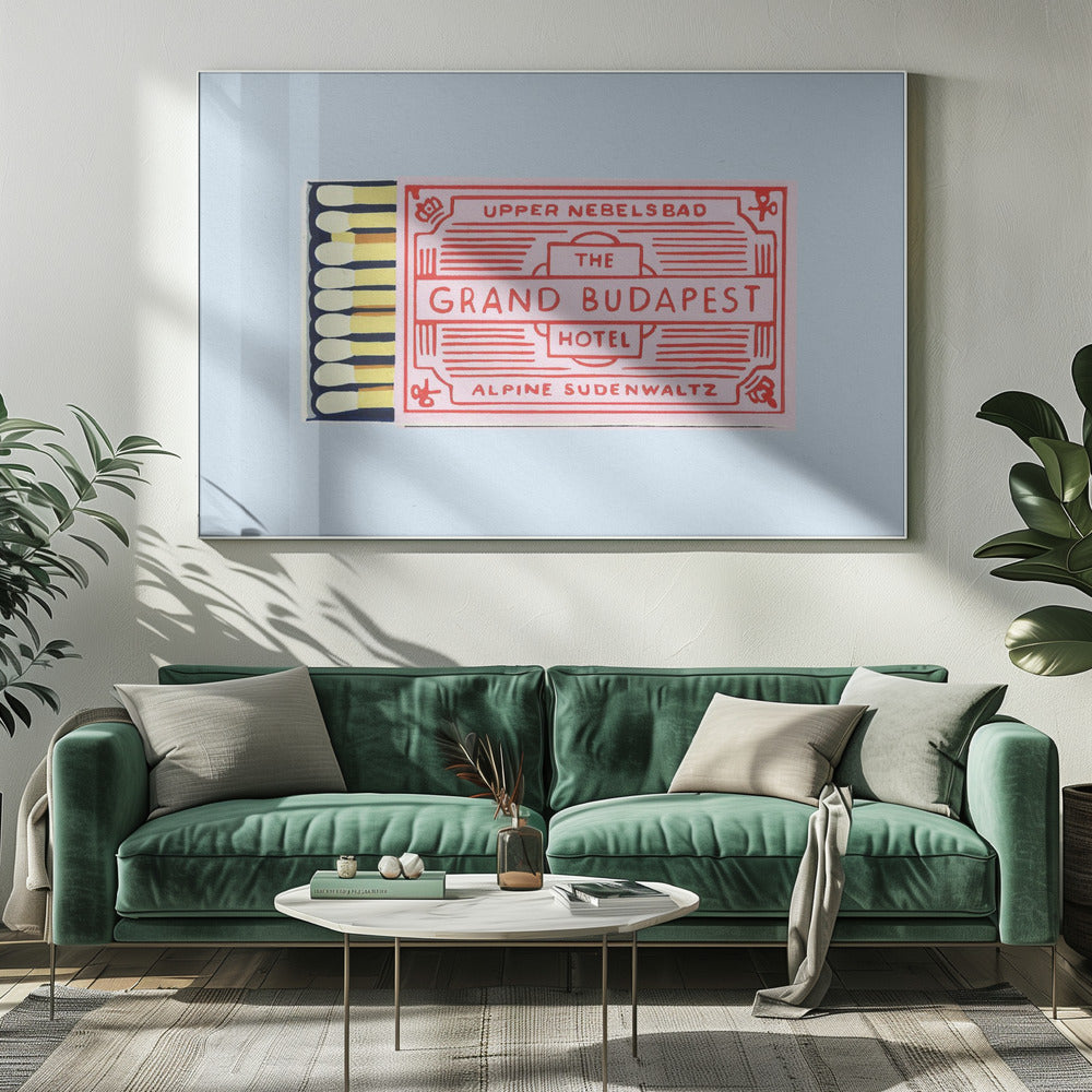 Grand Budapest Hotel-affisch | Canvas