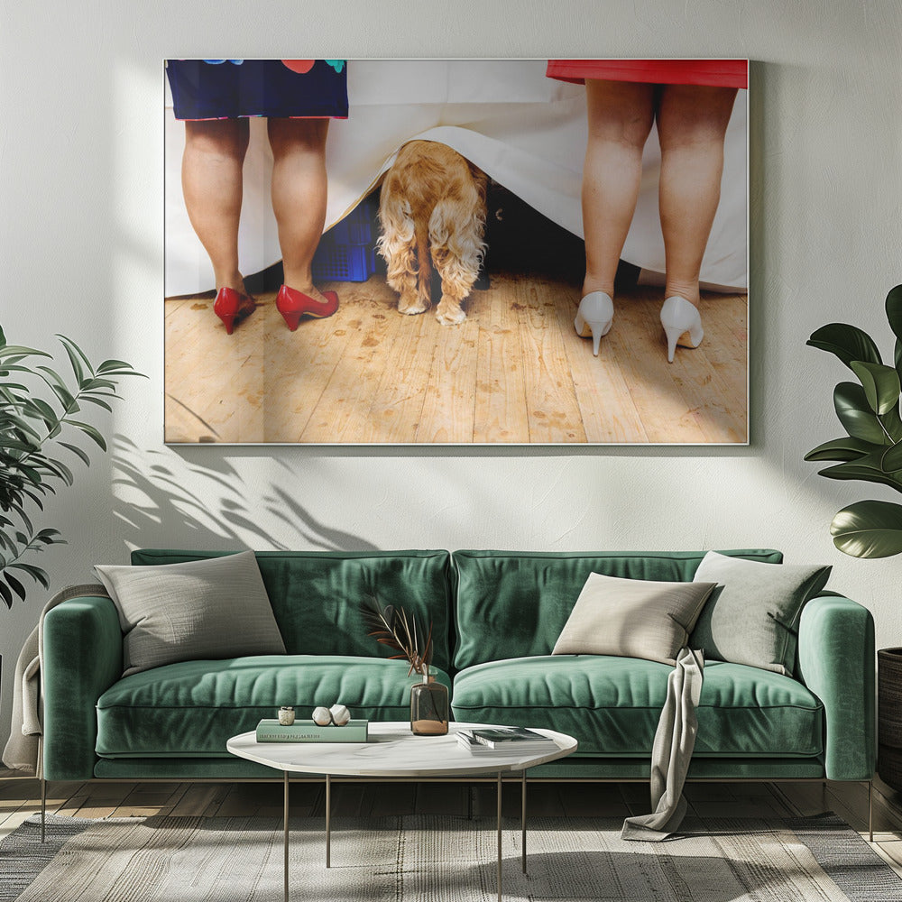 Damerna vid buffébordet... | Canvas