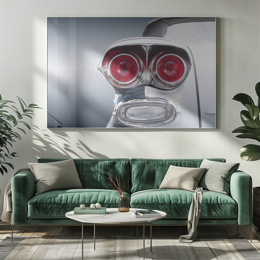 Amerikansk klassisk bil Bonneville 1958 Cabriolet | Canvas