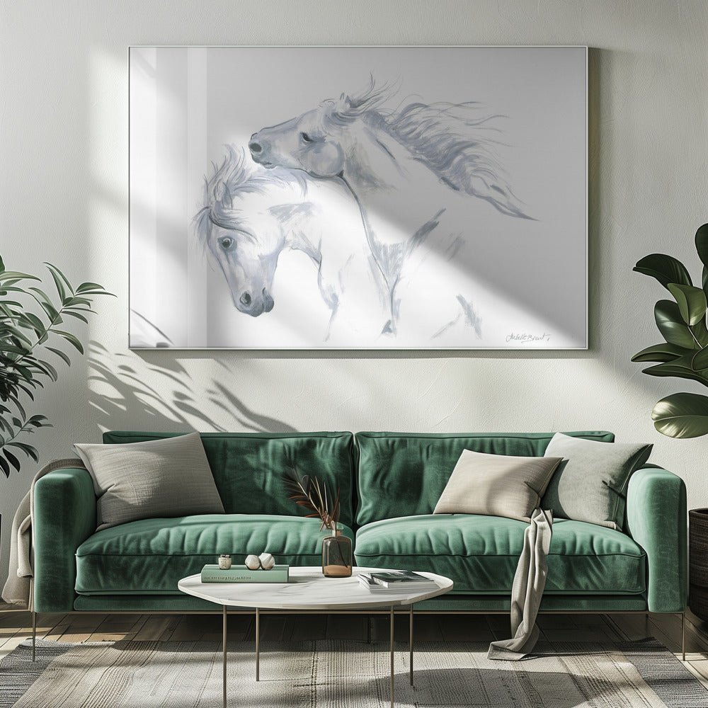 Hästarnas frihet i rörelse | Canvas