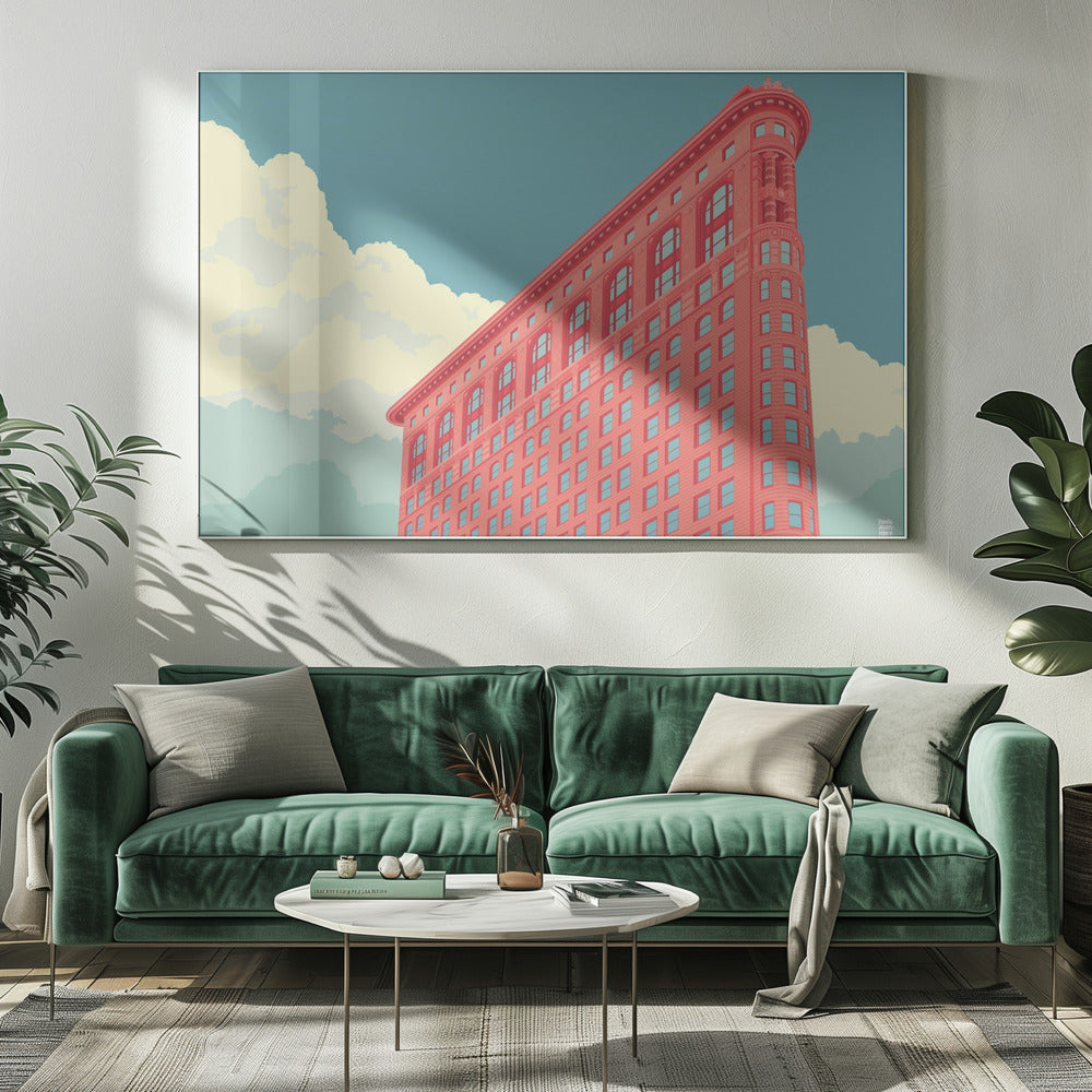 New York Flatiron-byggnaden | Canvastavla