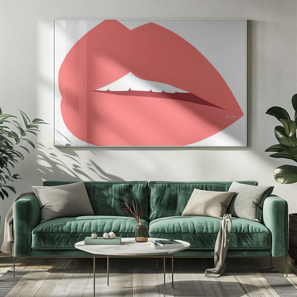 Röda läppar | Canvas