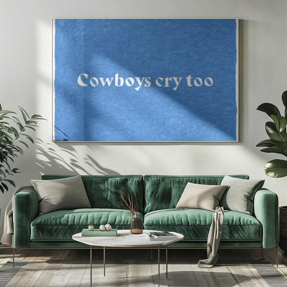 Cowboys gråter också 2 | Canvastavla