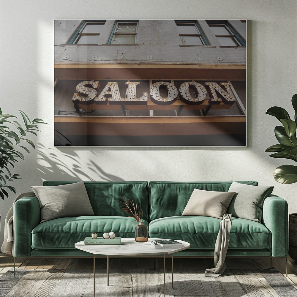 Vintage saloonskylt | Canvas