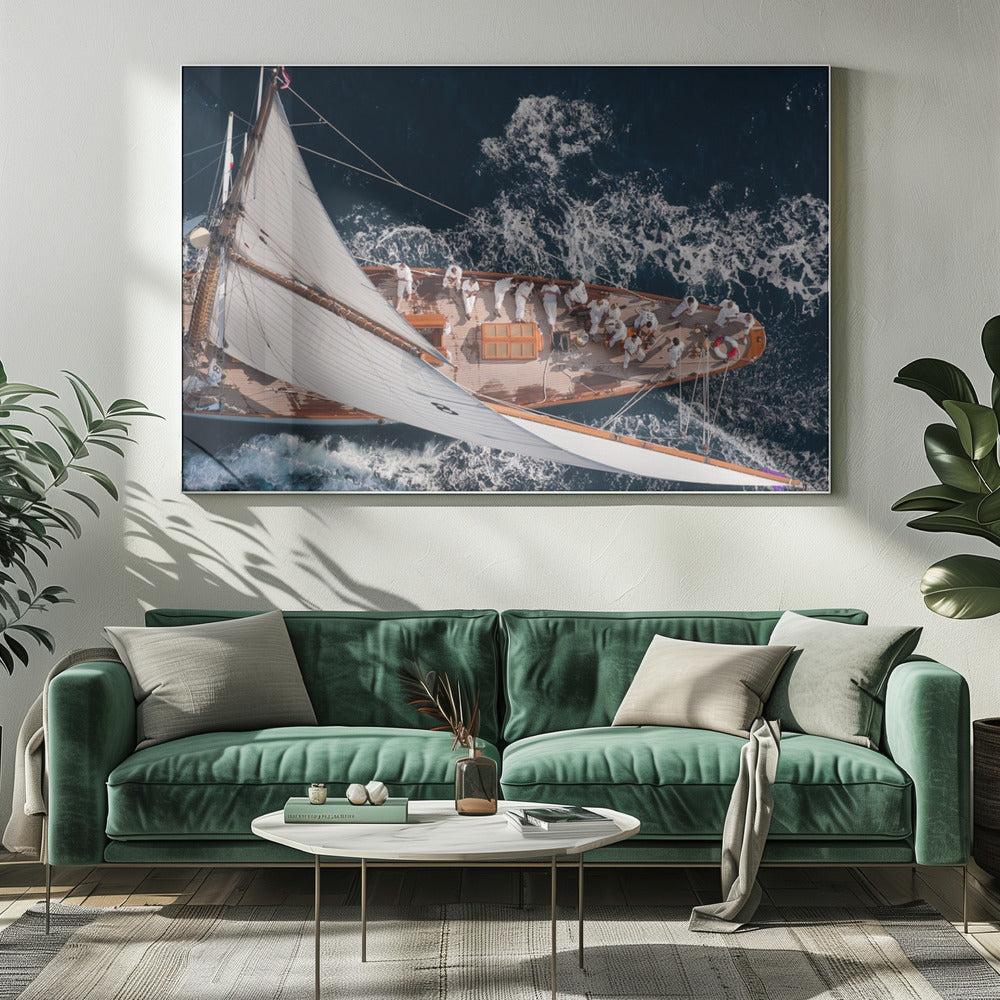 Ovanför månstrålen | Canvas