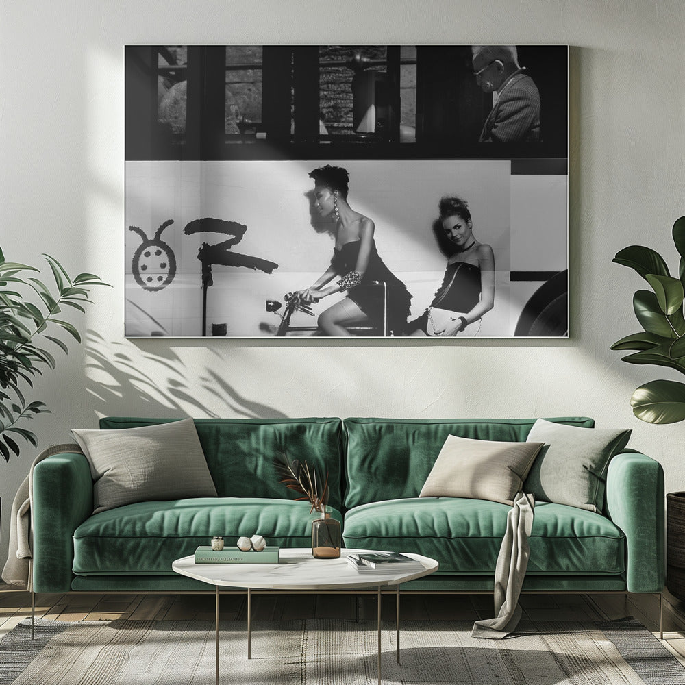 Kontraster i urban stil. | Canvas