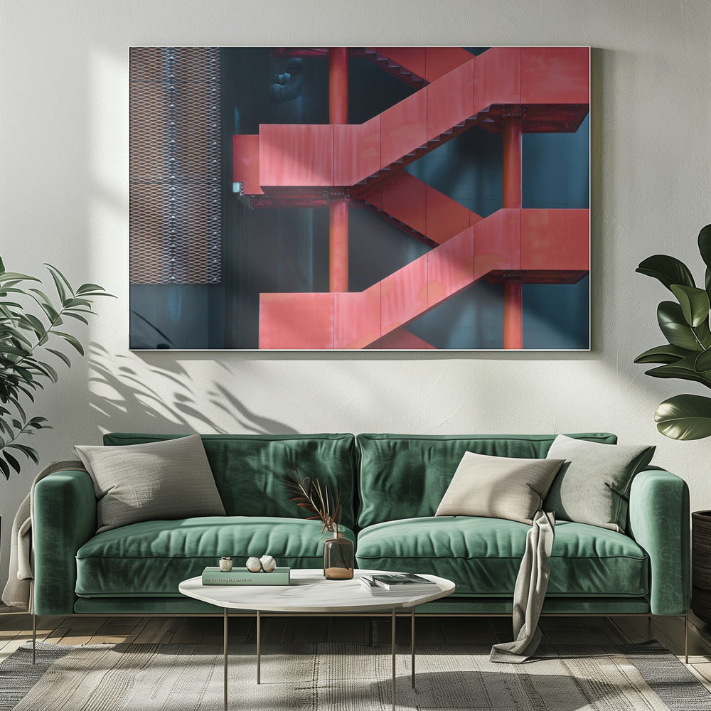 röd rutt | Canvas