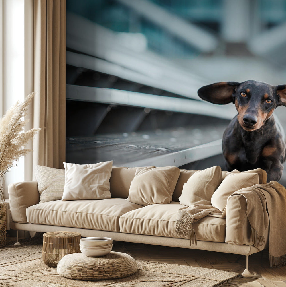 Ein kleiner Hund läuft durch die Welt.... | Wallpaper