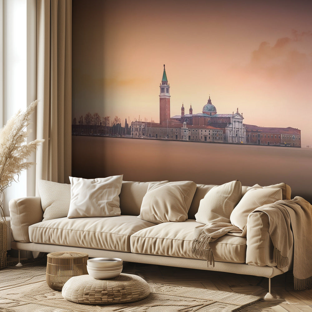 Venedig rosa soluppgång | Tapet
