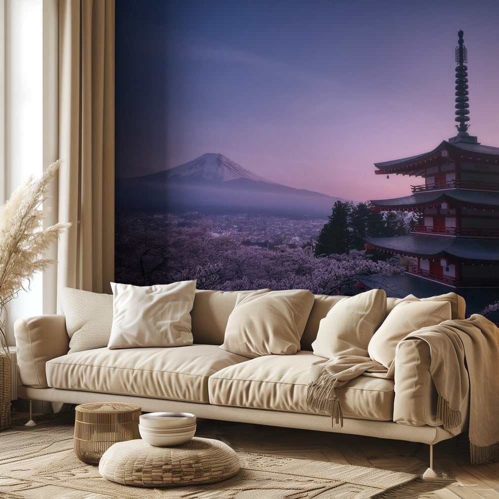 Berget Fuji Sakura | Tapet