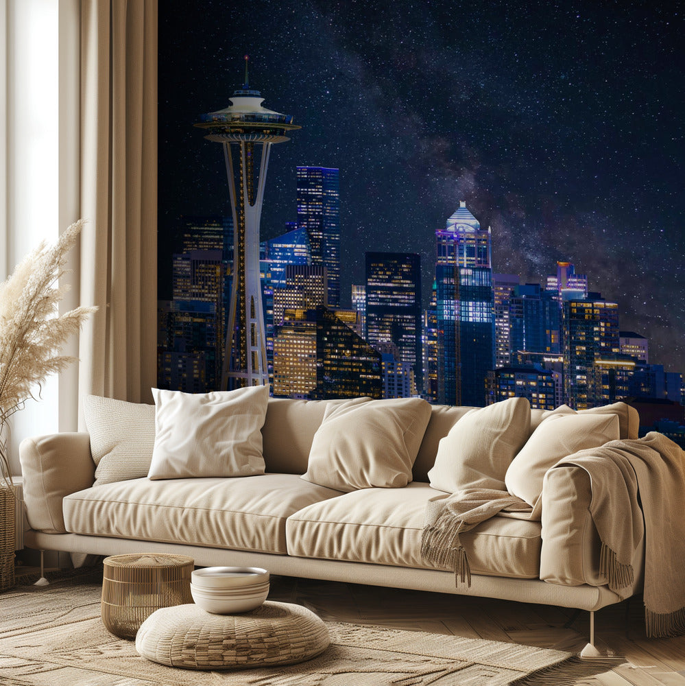 Natt i Seattle | Tapet