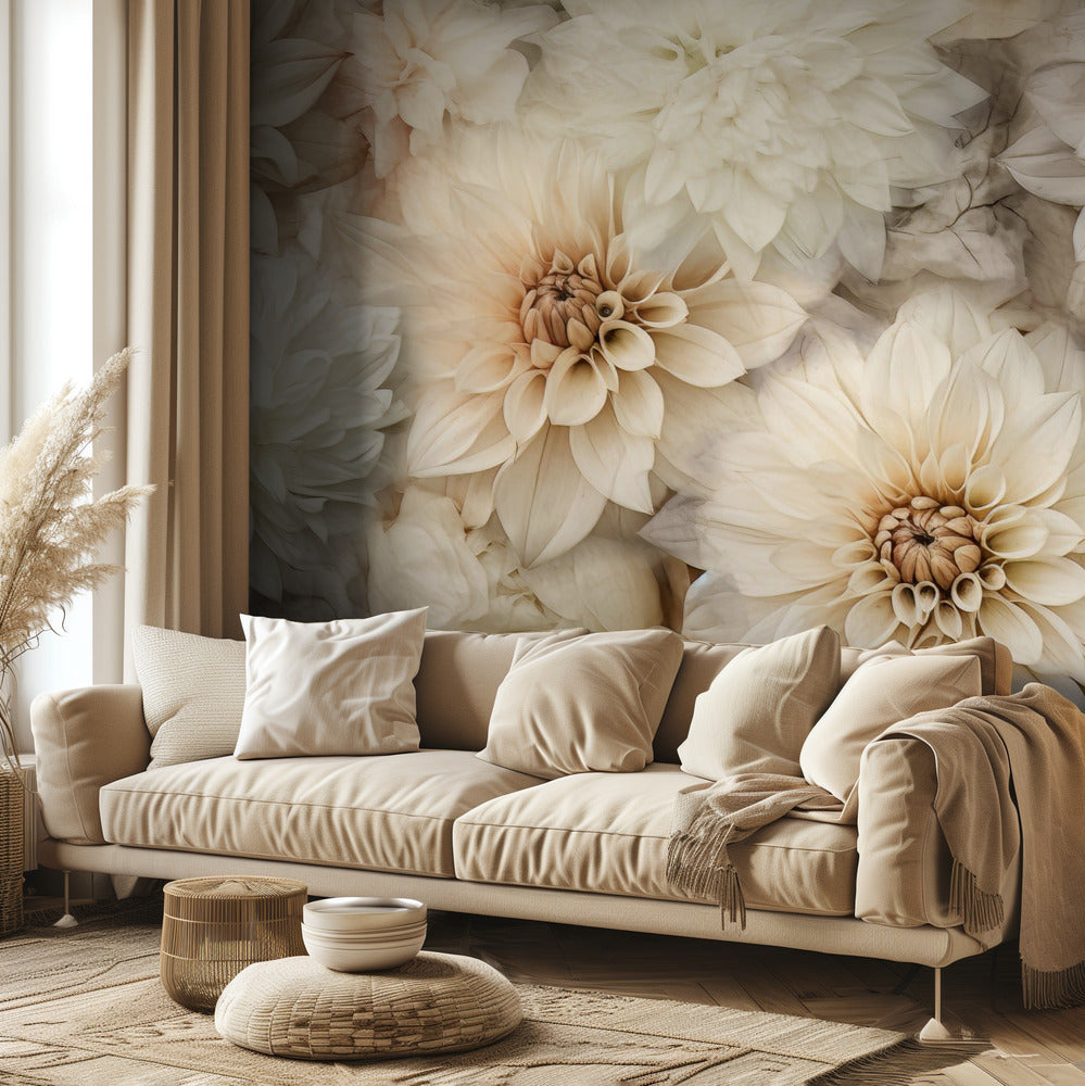 Fa Vintage Blommor 84 | Tapet