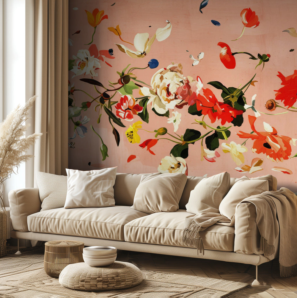 Flytande blommor | Tapeter