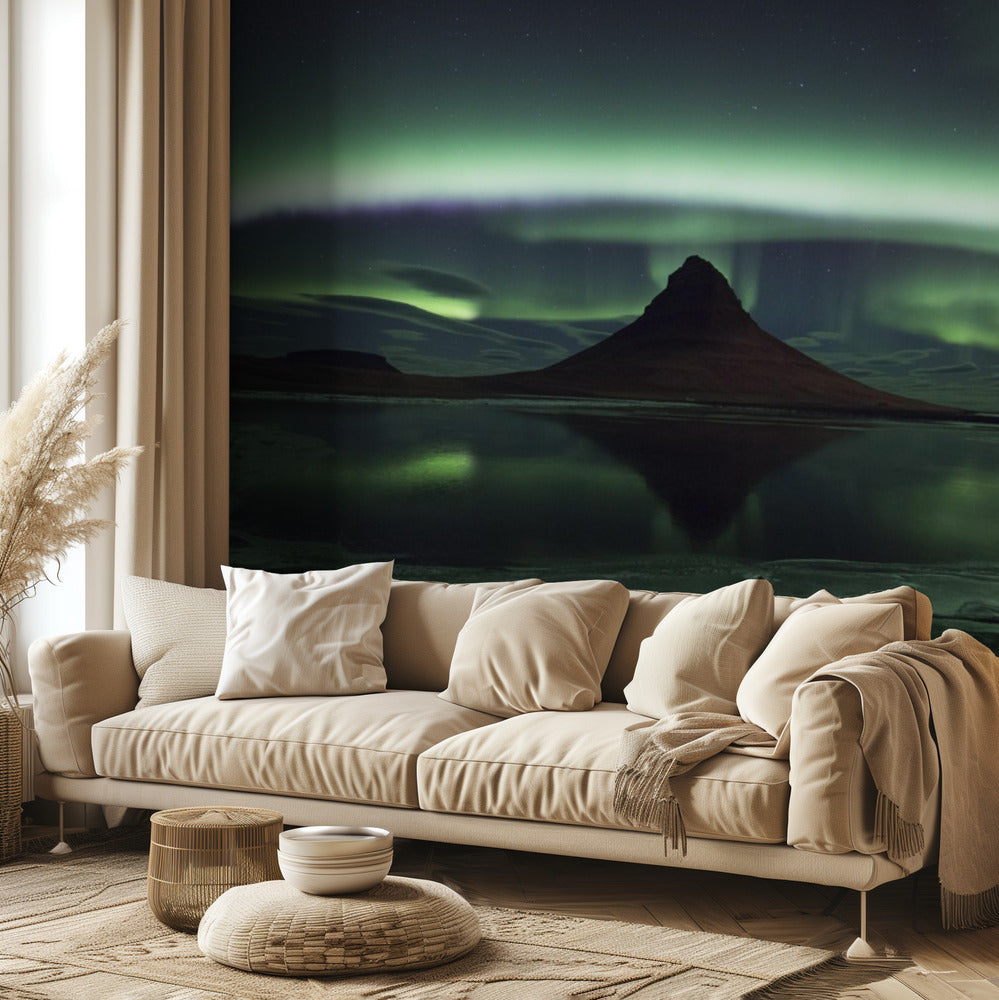 Kirkjufell Aurora | Tapet