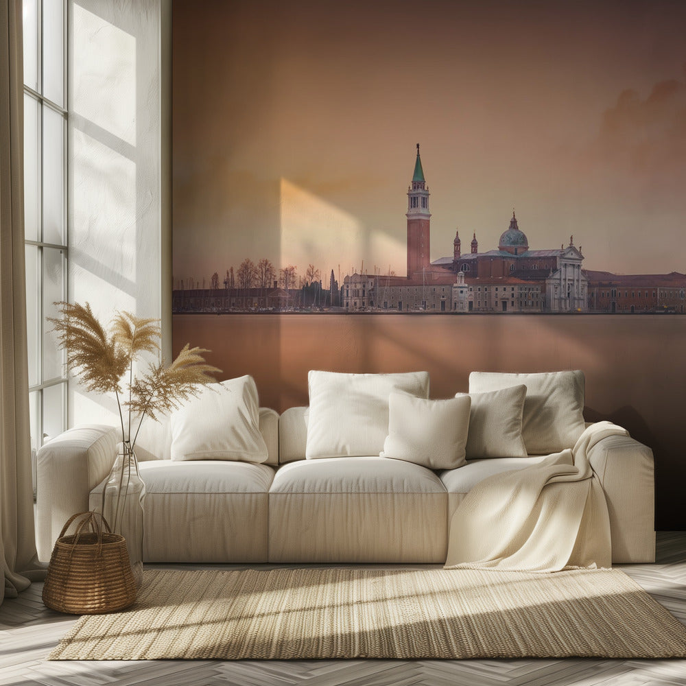 Venedig rosa soluppgång | Tapet
