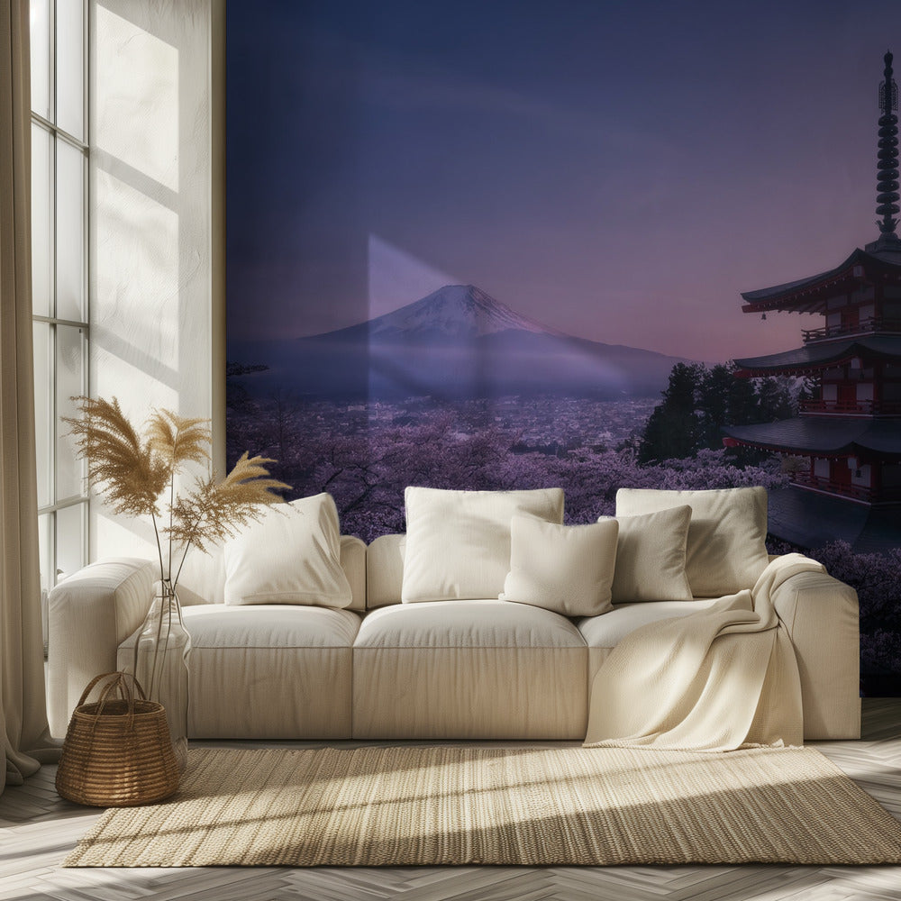 Berget Fuji Sakura | Tapet
