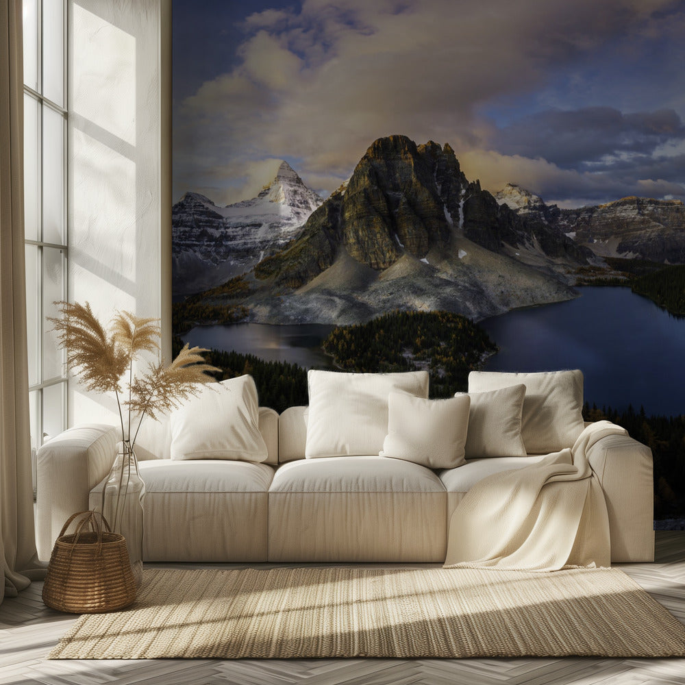 Soluppgång vid Mount Assiniboine | Tapet