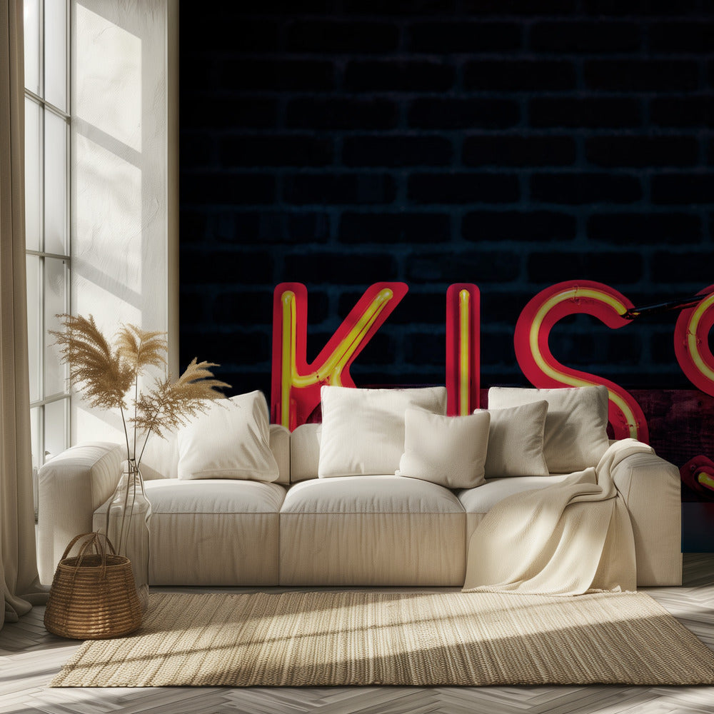 Kyss i neon | Tapet