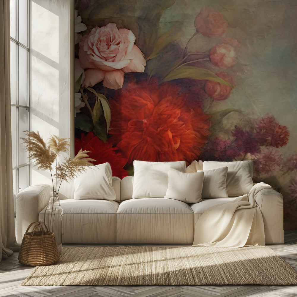 Fa Vintage Blommor 12 | Tapet