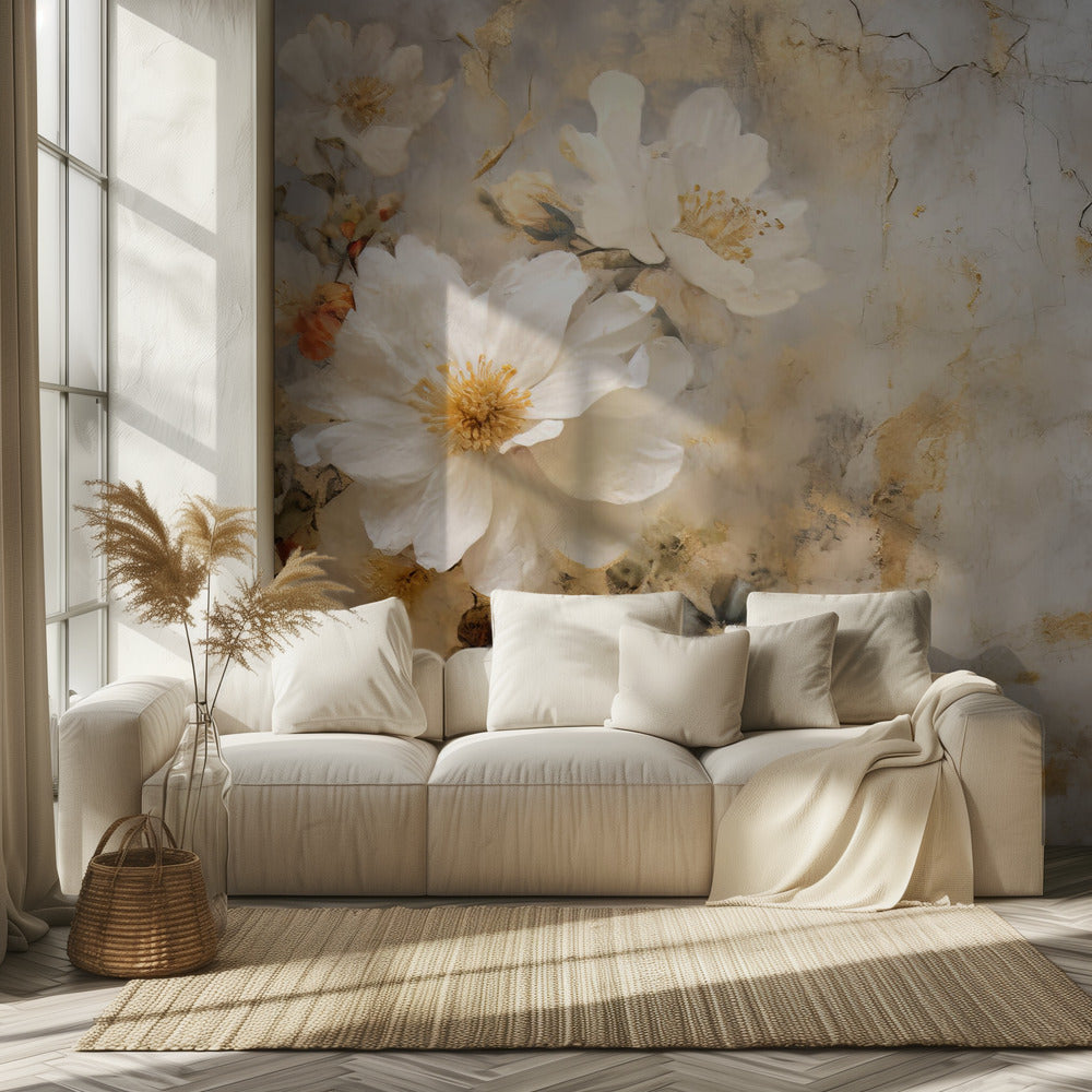 Fa Vintage Blommor 73 | Tapet