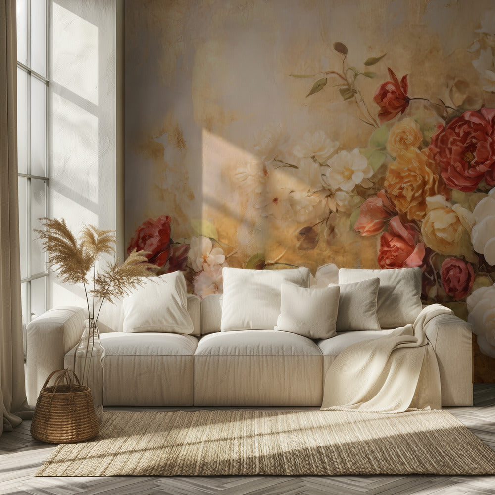 Fa Vintage Blommor 77 | Tapet