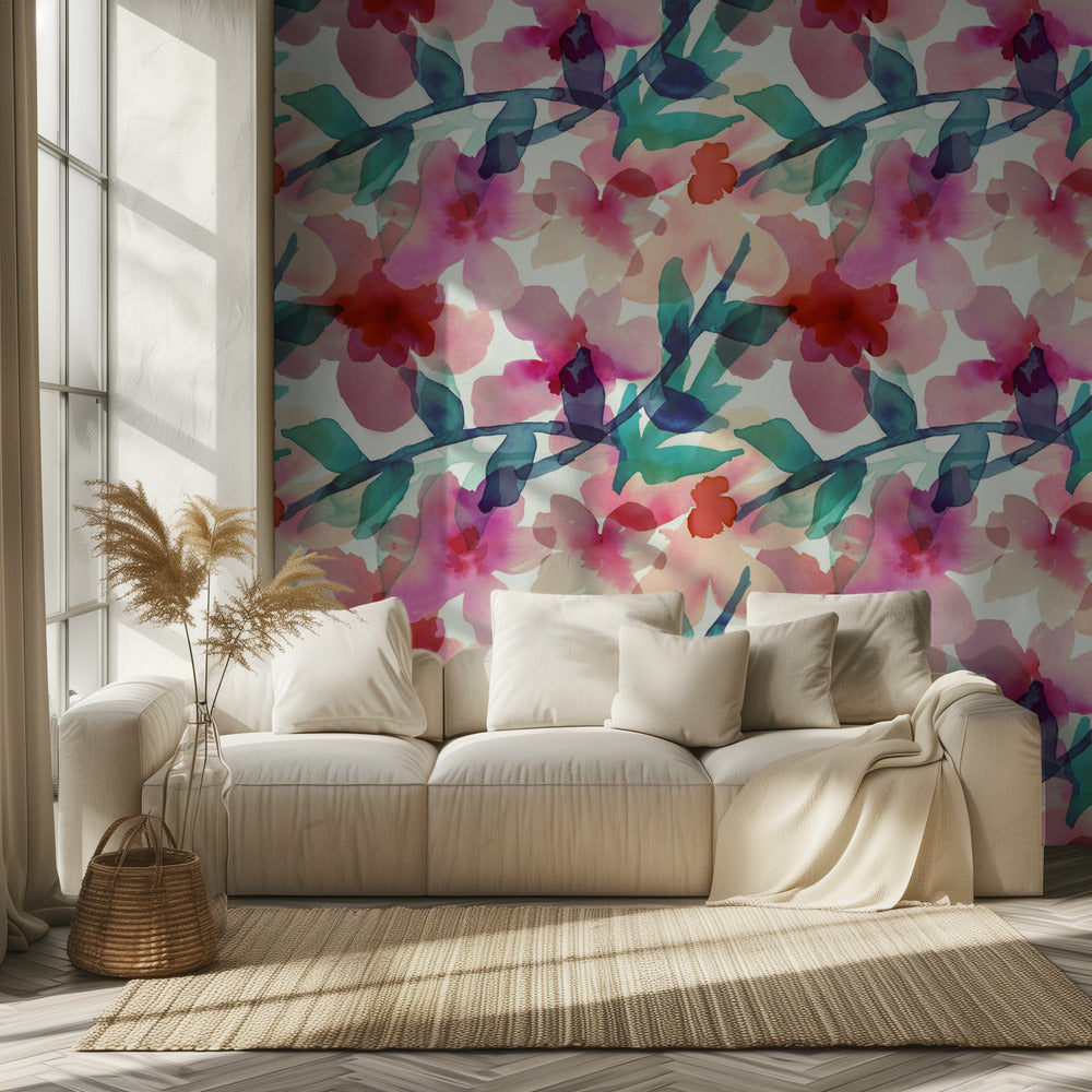 Blomsterparad II | Tapet