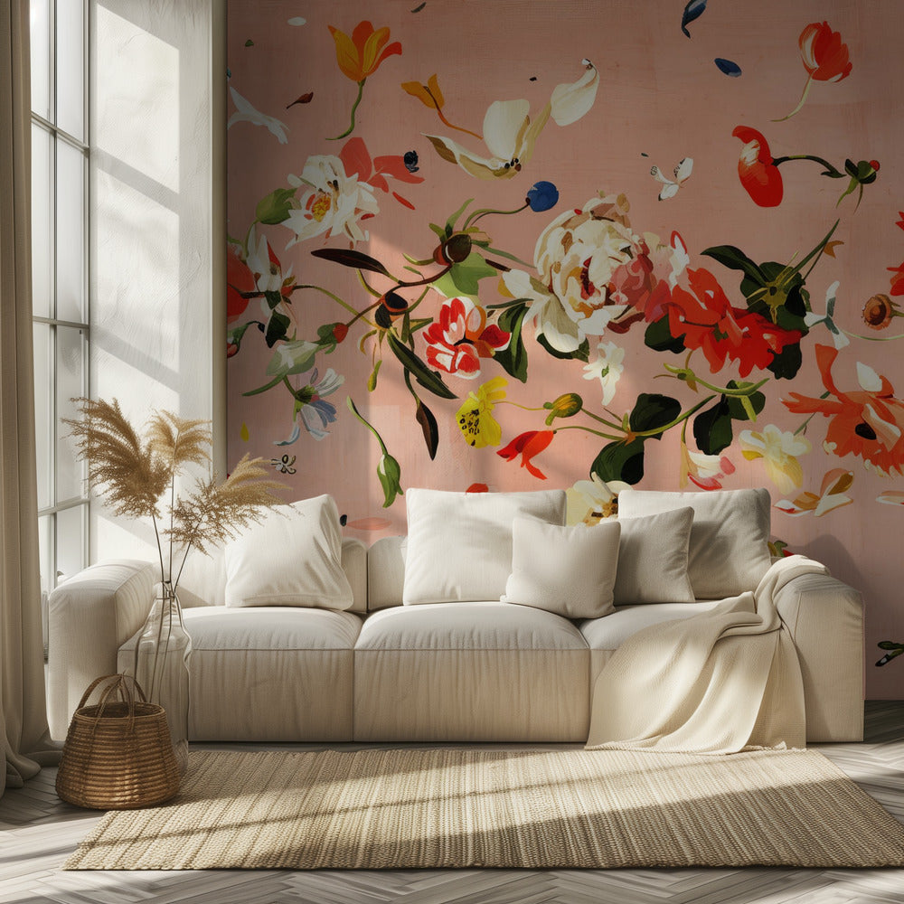 Flytande blommor | Tapeter