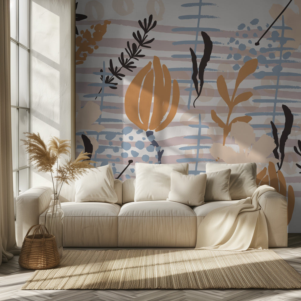 Scandia Flower | Tapet