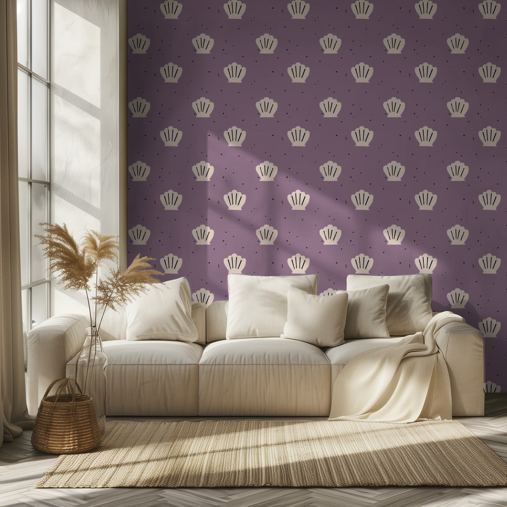 Snäckor (mönsterdesign) | Tapet