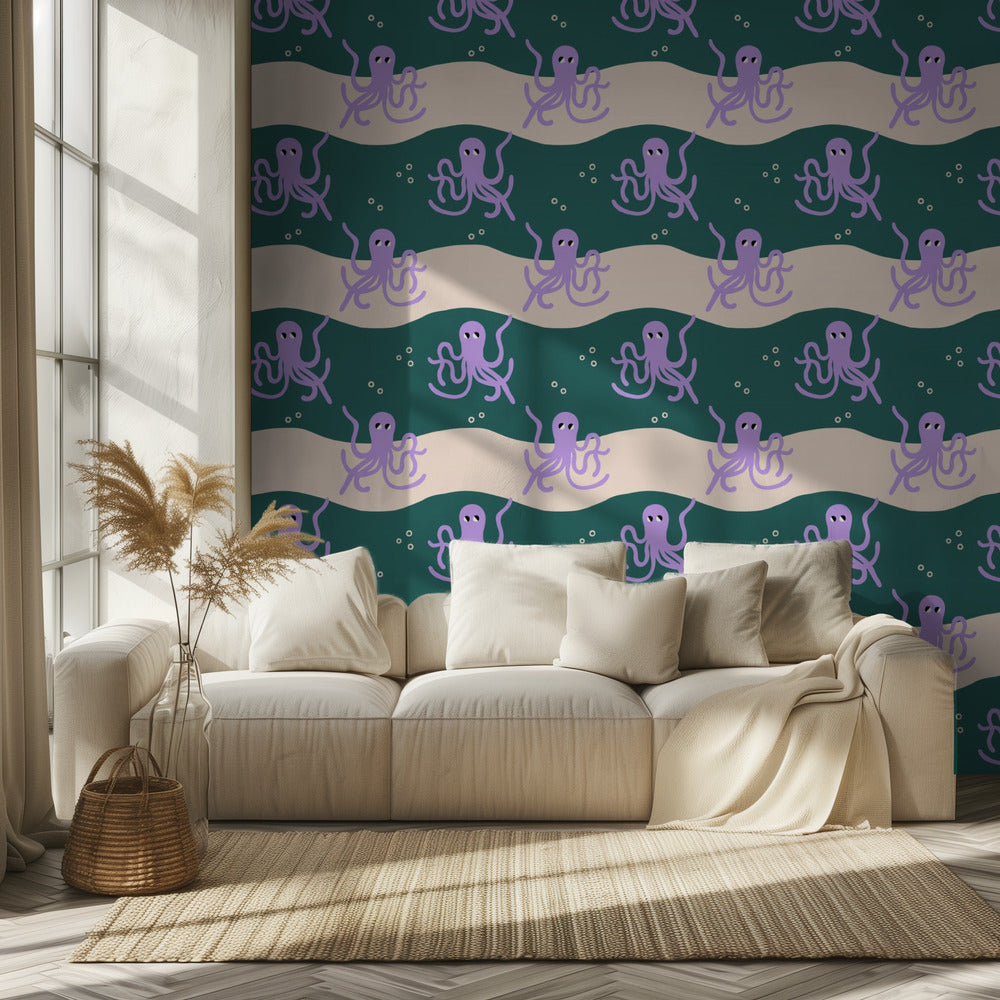 Octopus (pattern design) | Wallpaper