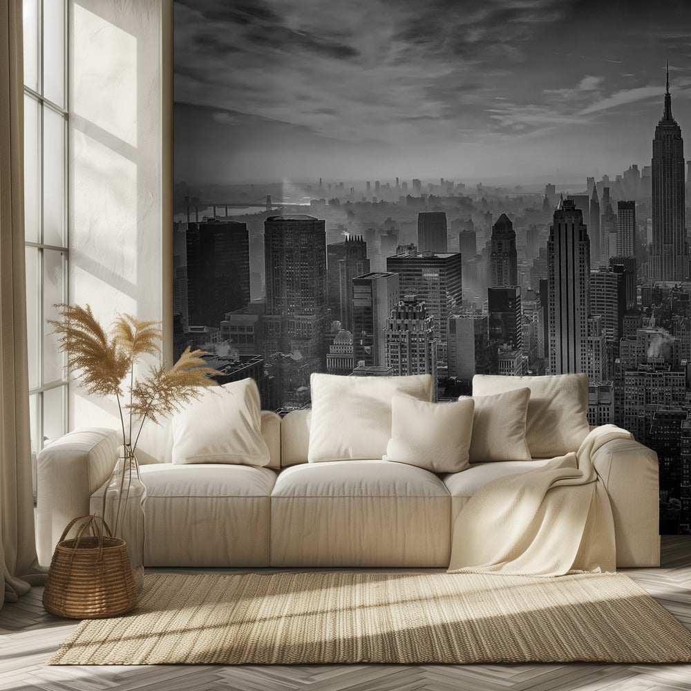 Hazy Gotham | Tapet