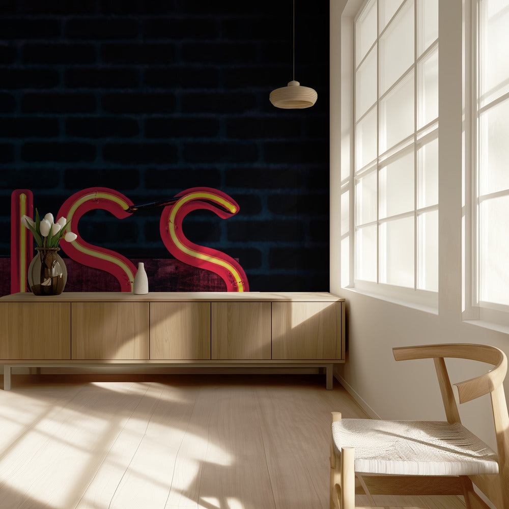 Kyss i neon | Tapet
