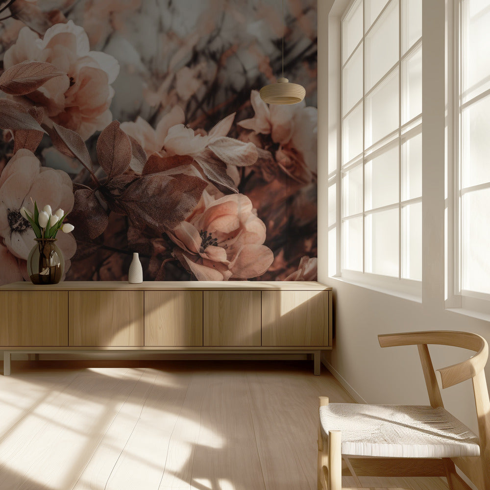 Korall Vild Pion | Tapet