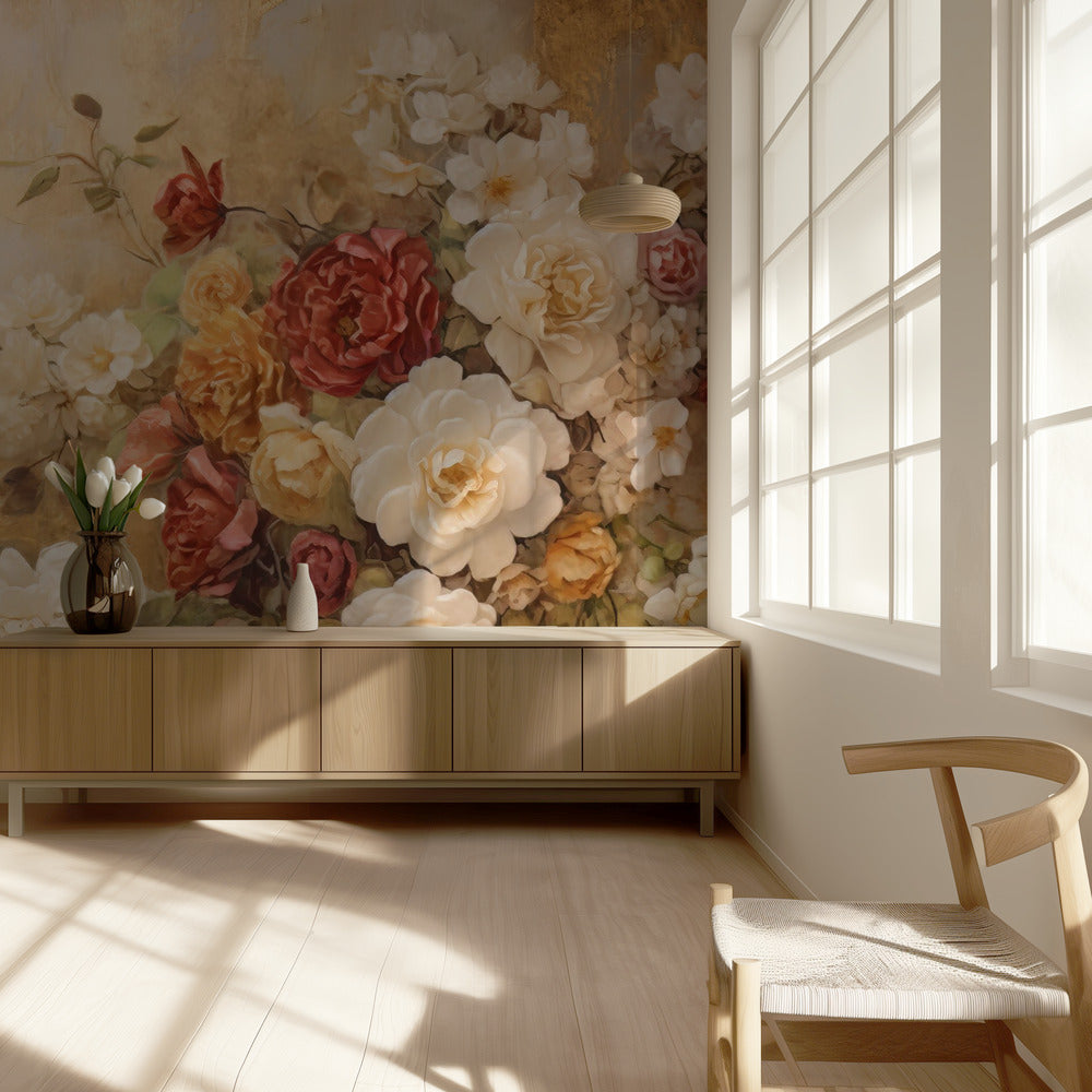 Fa Vintage Blommor 77 | Tapet