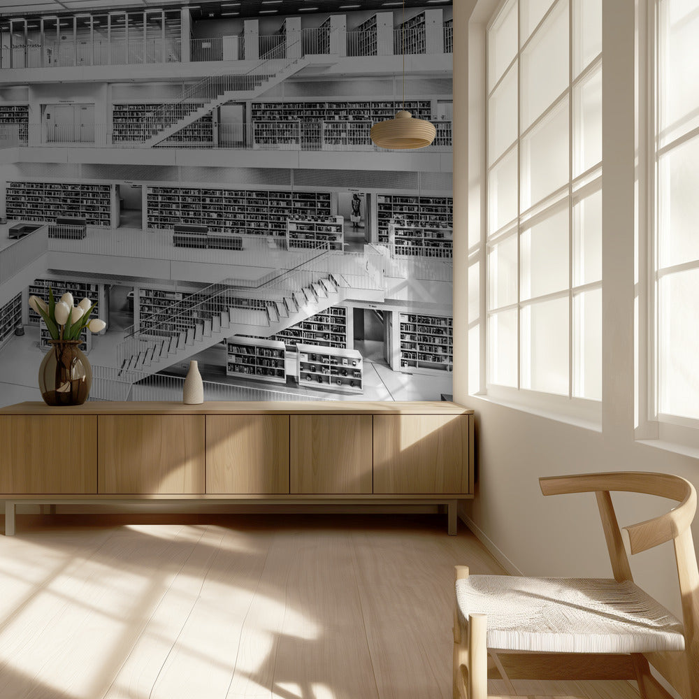 Bibliothek Stuttgart | Fototapeten