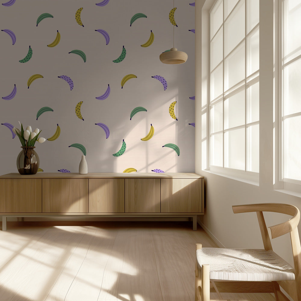 Bananer (mönsterdesign) | Tapet