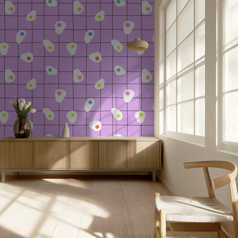 Frukostbjudning (mönsterdesign) | Tapet