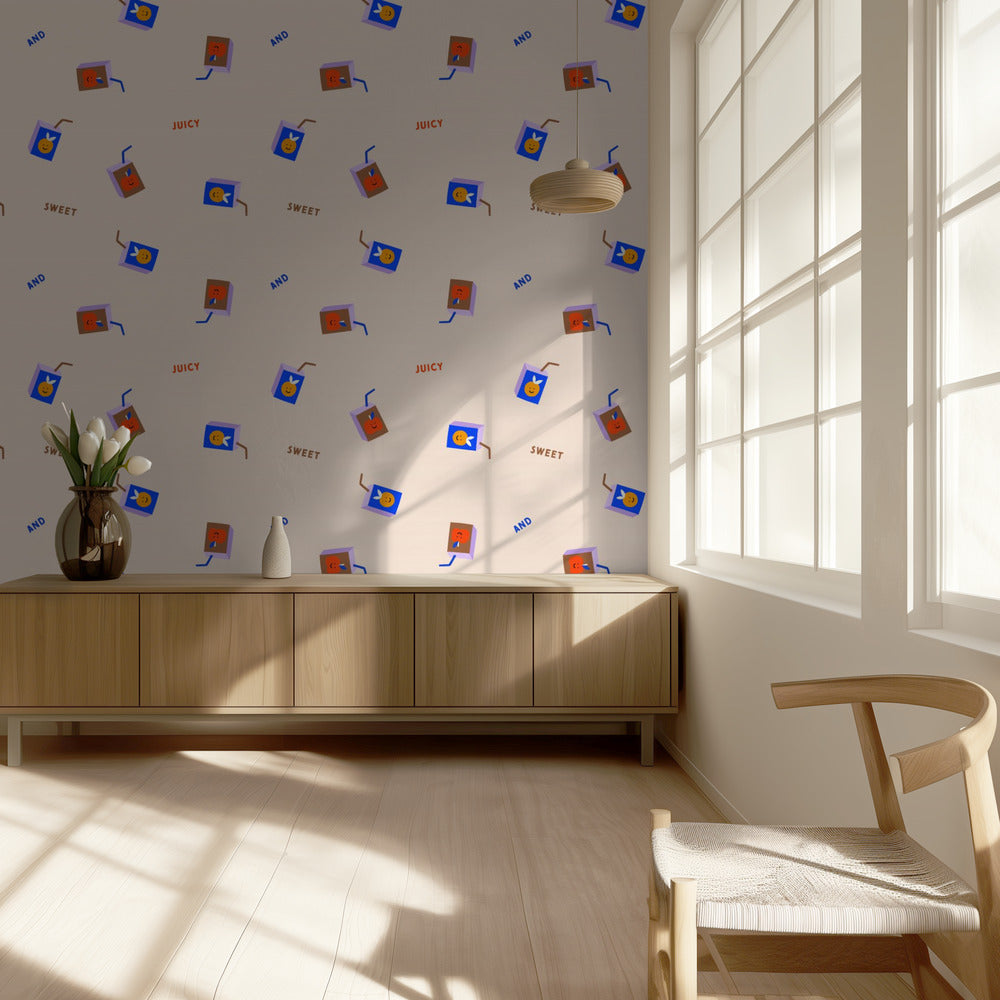 Sött och saftigt (mönsterdesign) | Tapet
