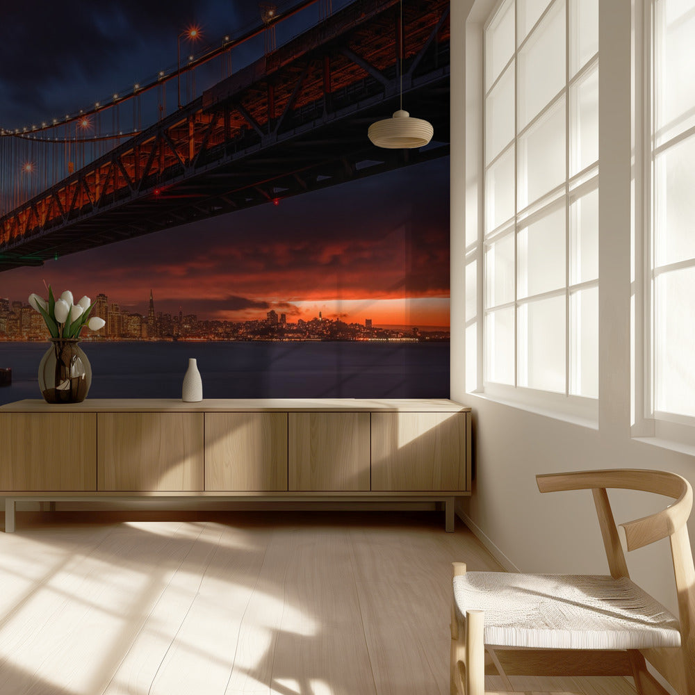 Brand över San Francisco | Tapet