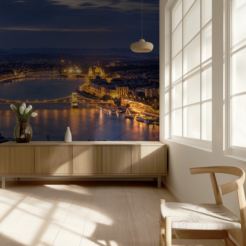 Panorama över Budapest | Tapet
