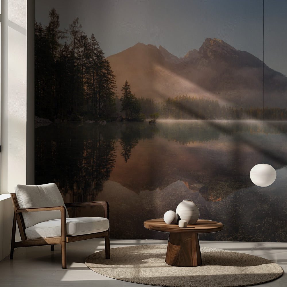 Glödande dimma | Fototapet