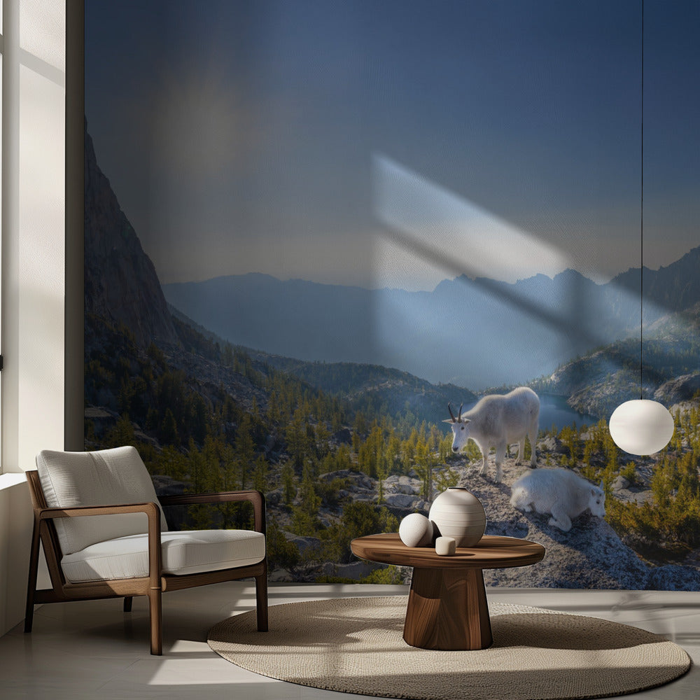 Förtrollning: Panorama över Prusikpasset | Fototapet