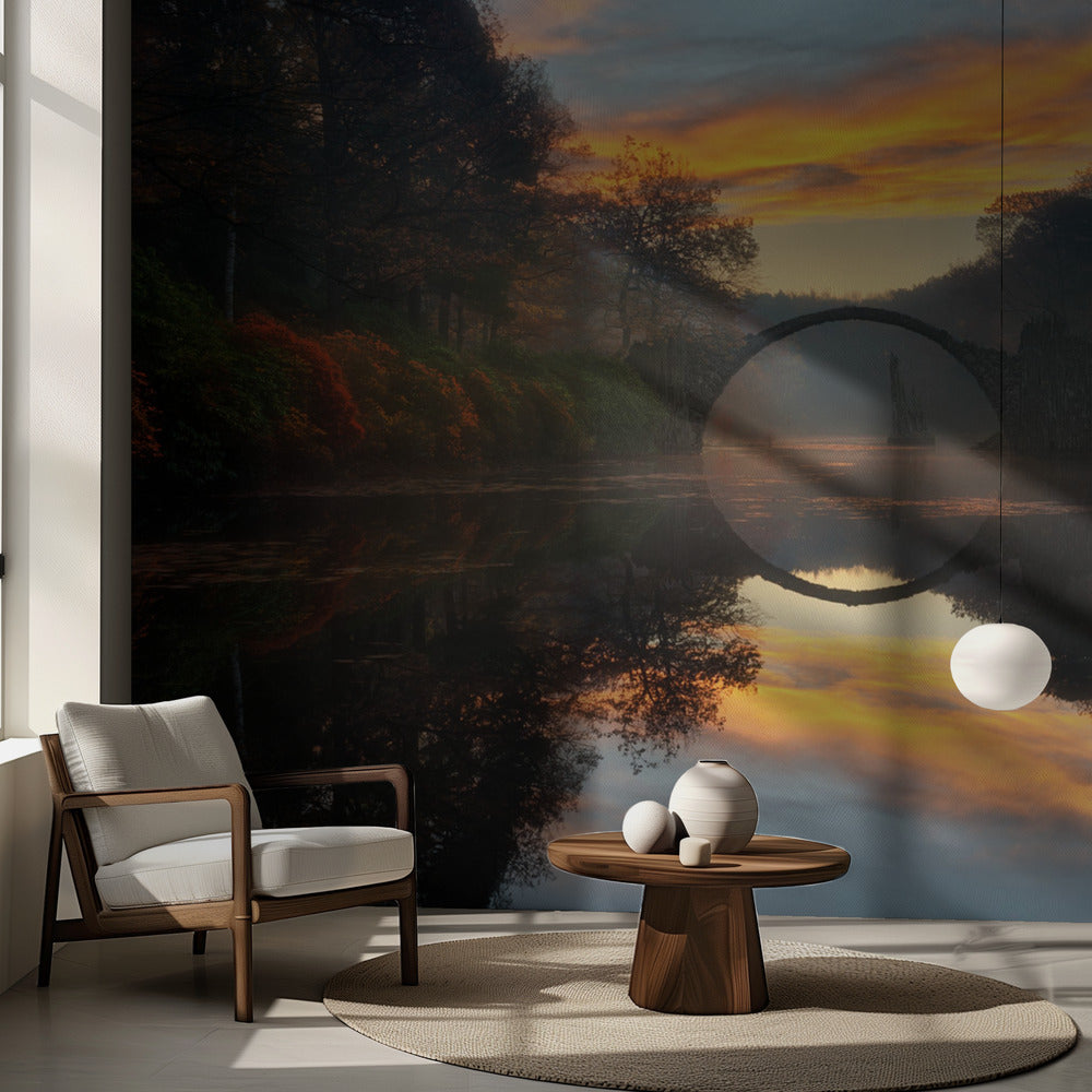 Höstträdgård... | Fototapet