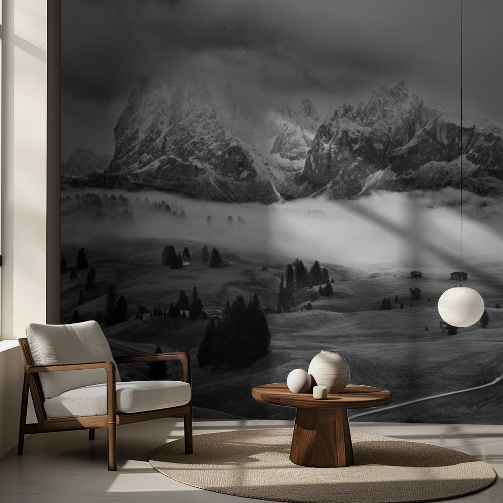 Dimmiga Dolomiter | Fototapet