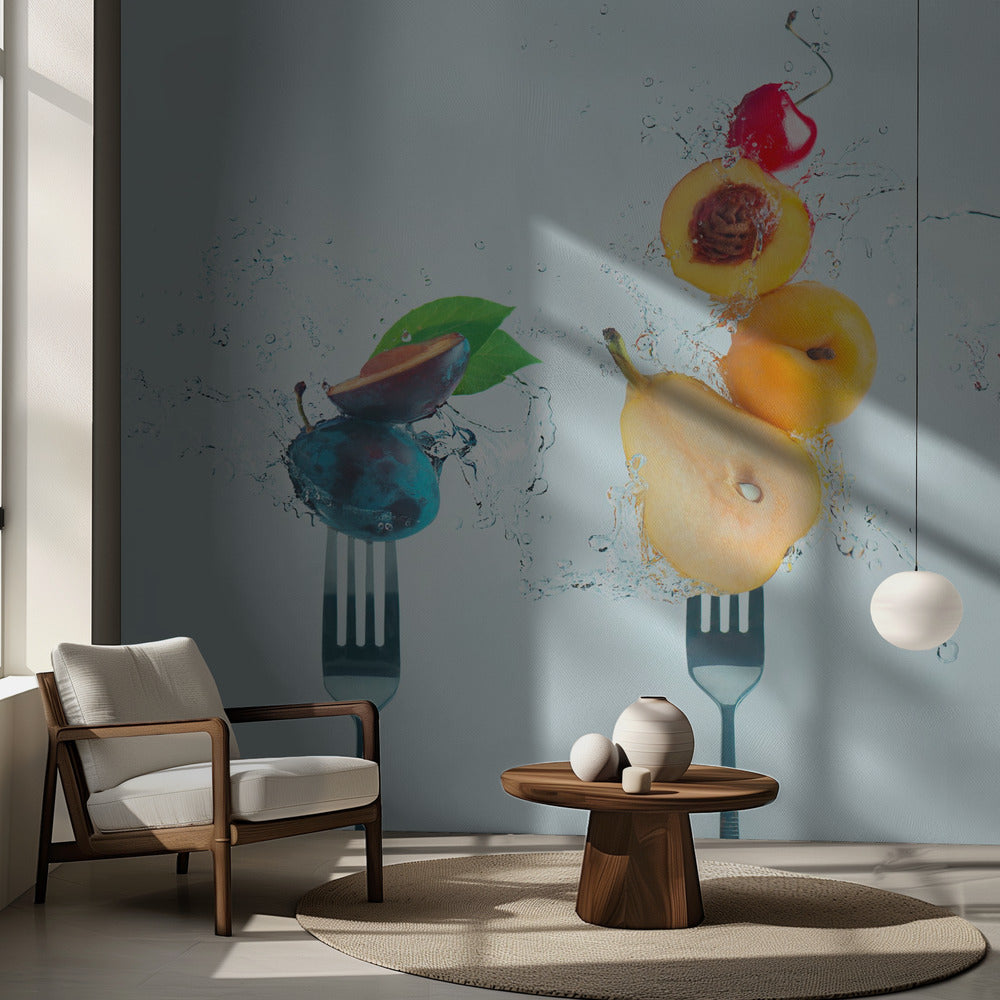 Att göra fruktsallad | Fototapet