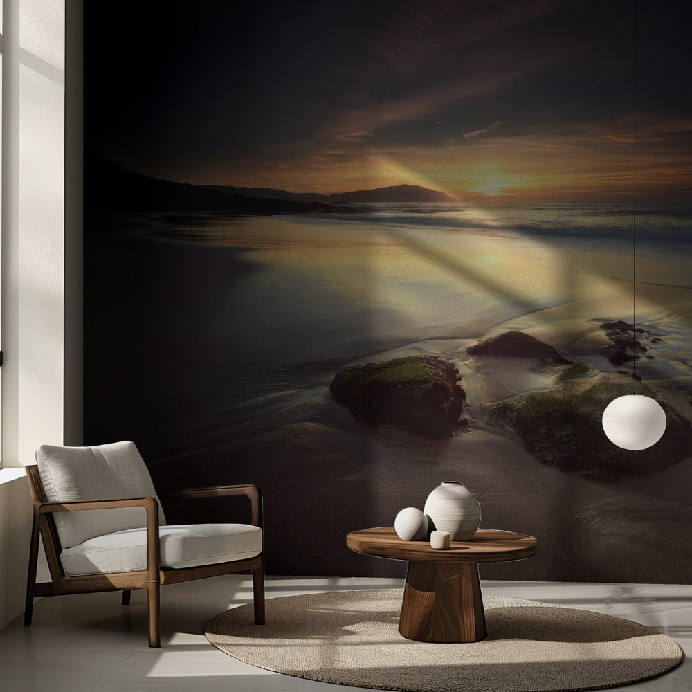 Ljusen från O Fortiñon | Fototapet