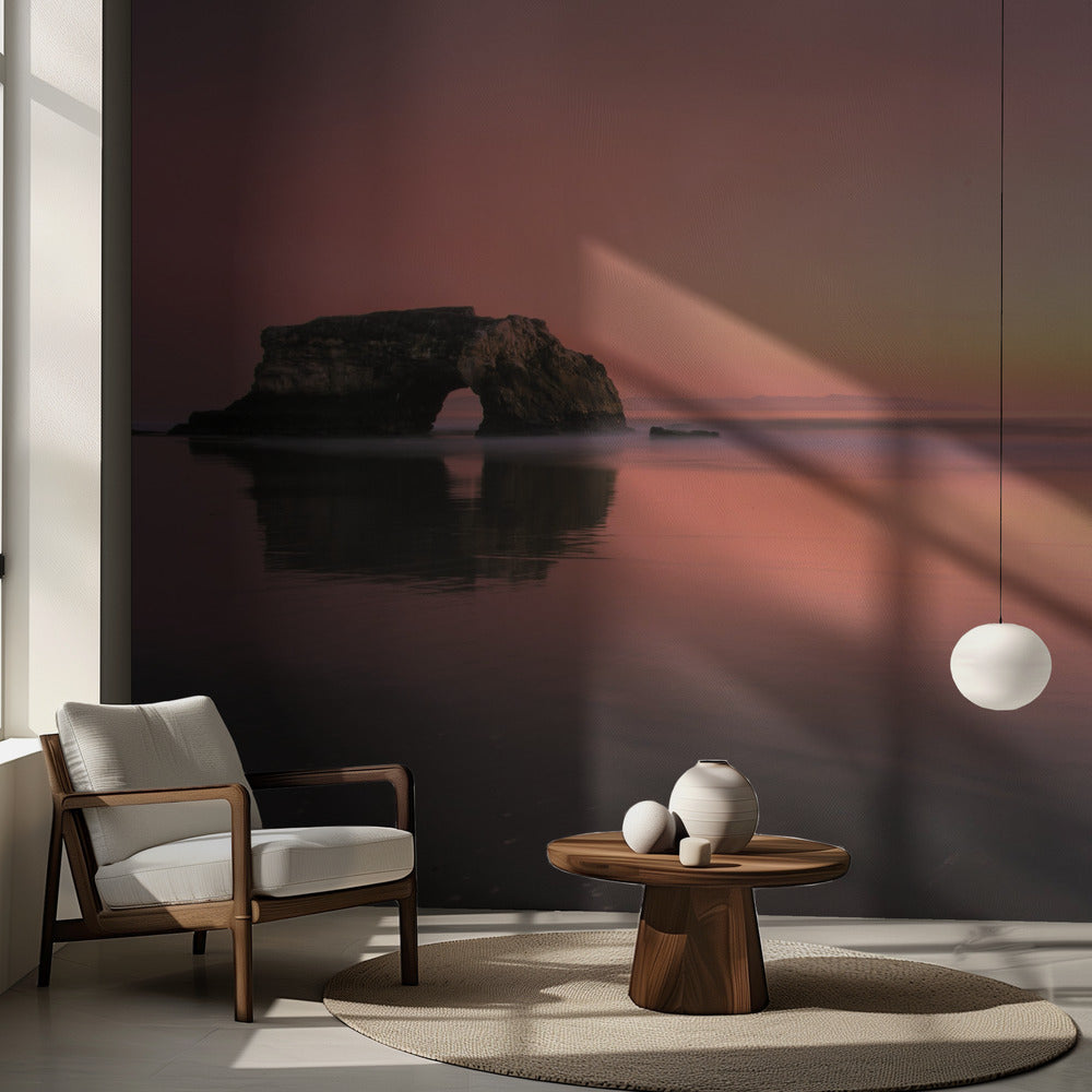 Solnedgång vid den naturliga bron-2 | Fototapet