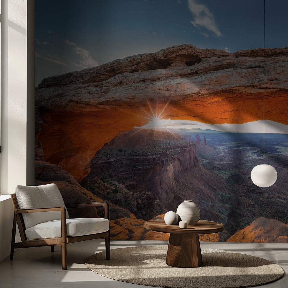 Soluppgång vid Mesa Arch | Fototapet