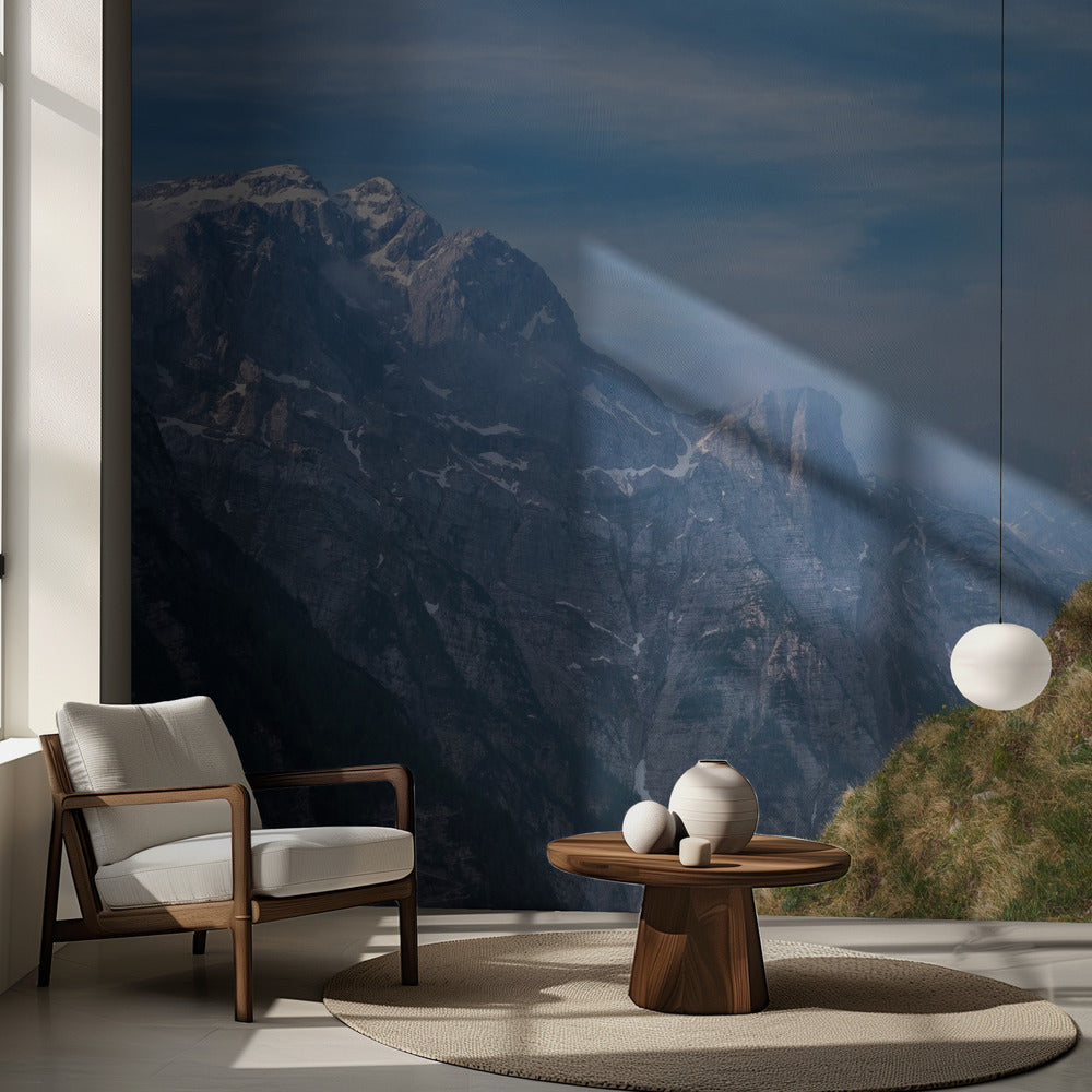 Alpin stenbock i bergen | Fototapet