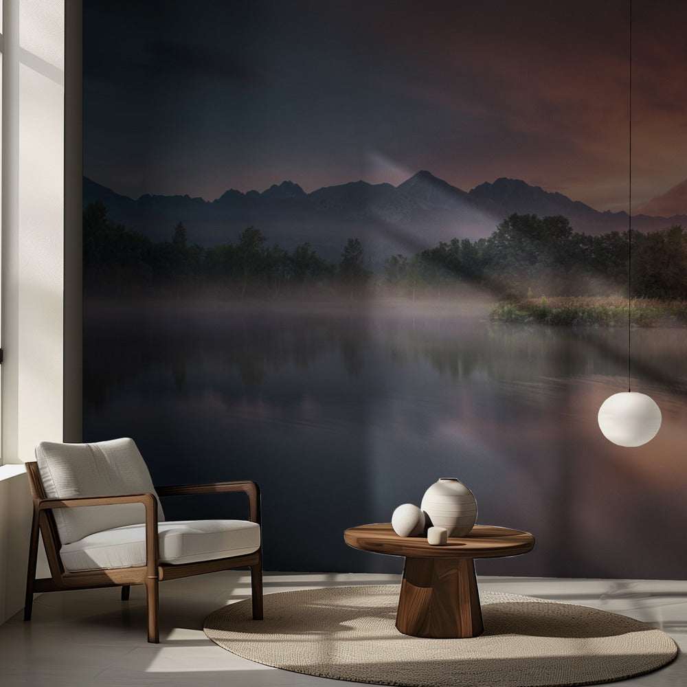 Gryning vid sjön | Fototapet